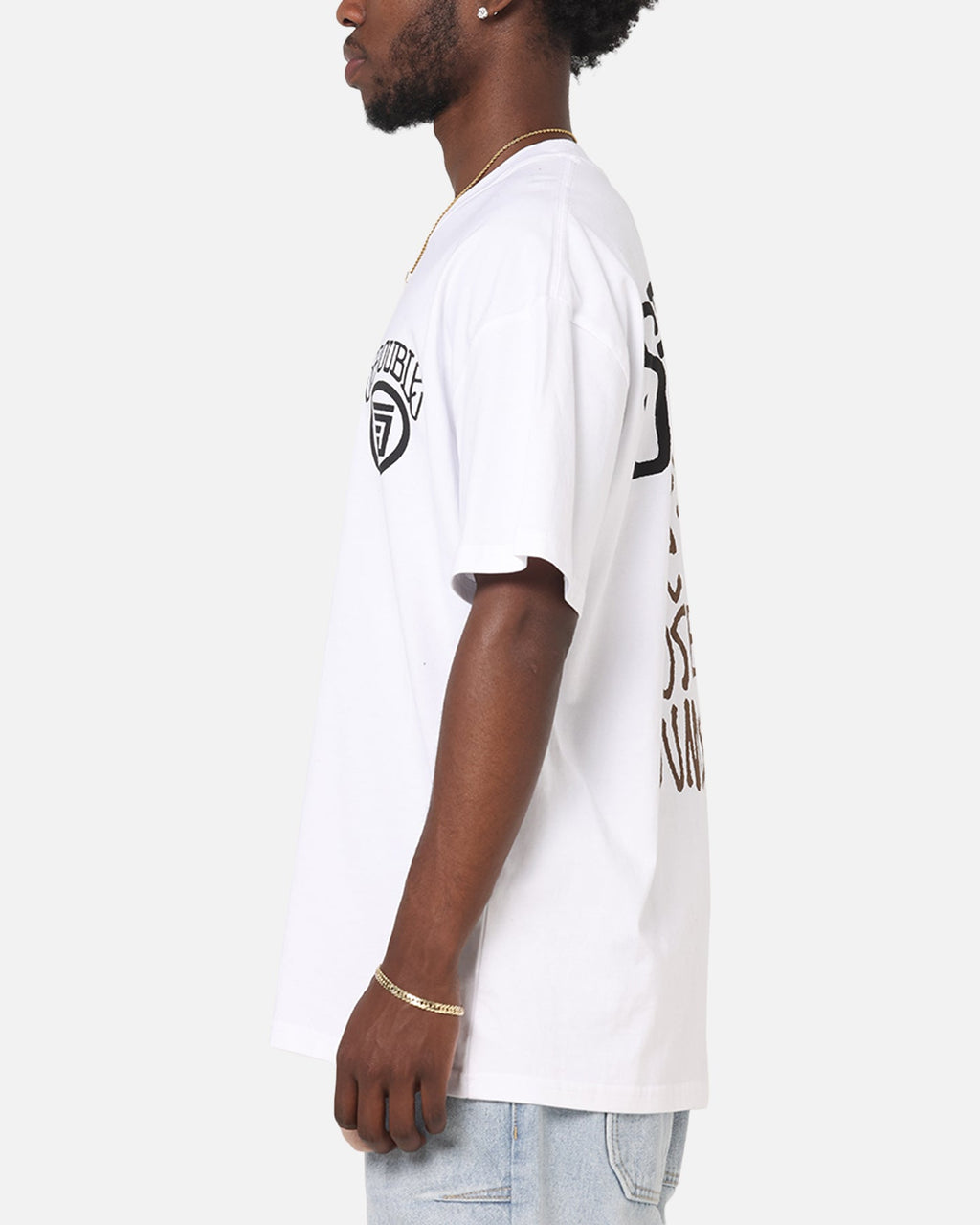 S Double Goosebumps T-Shirt White