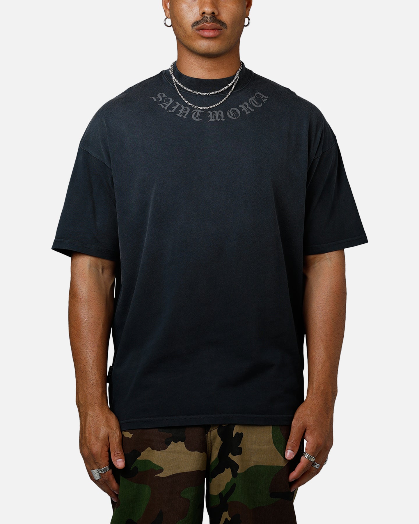Saint Morta Barbaric Boxy T-Shirt Sunfade Black