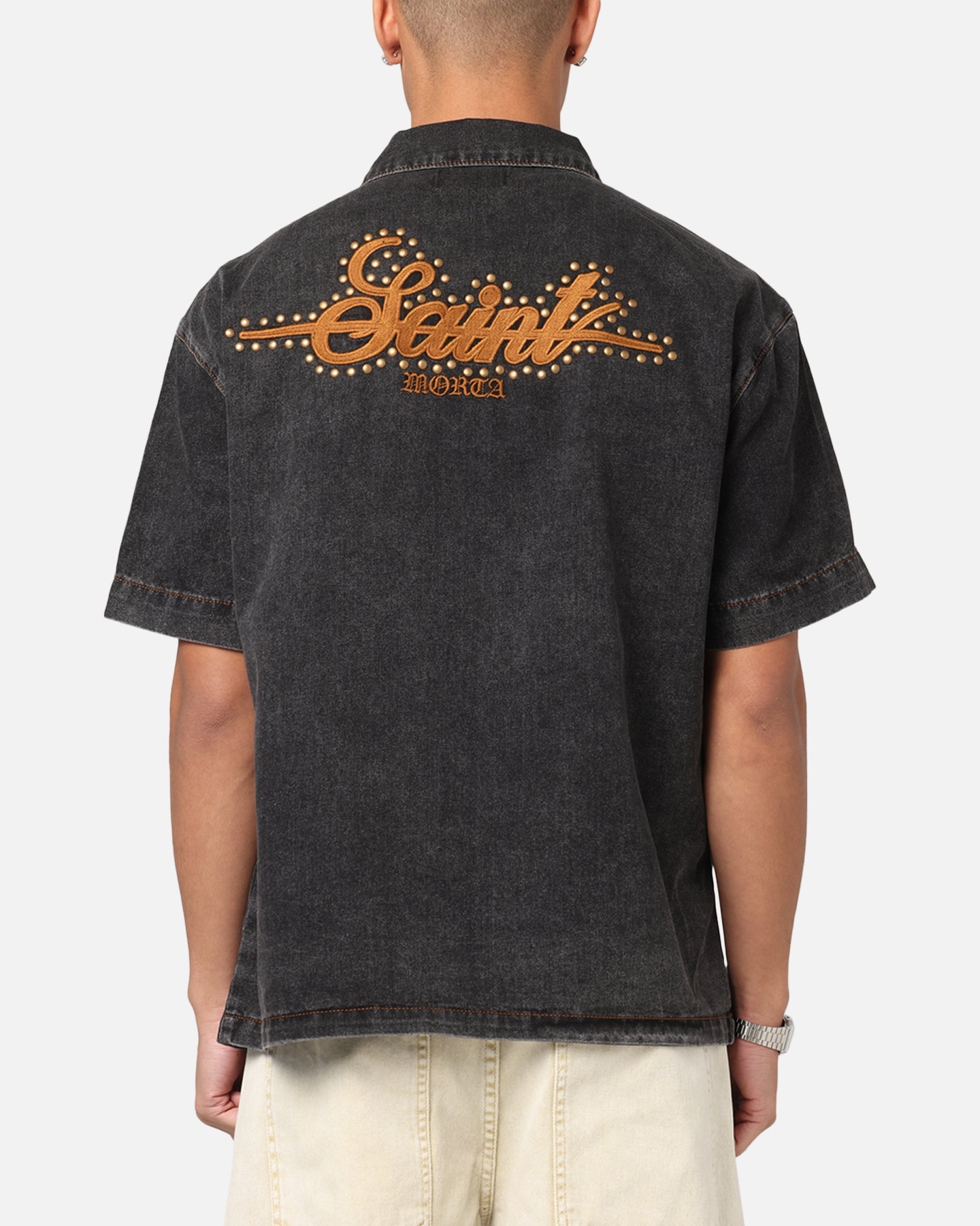 Saint Morta Rodeo Drive Button Up Shirt Black