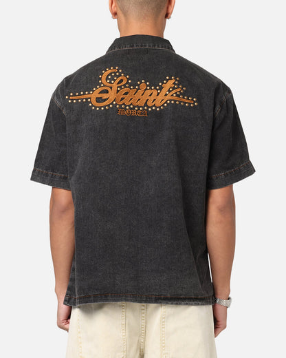 Saint Morta Rodeo Drive Button Up Shirt Black