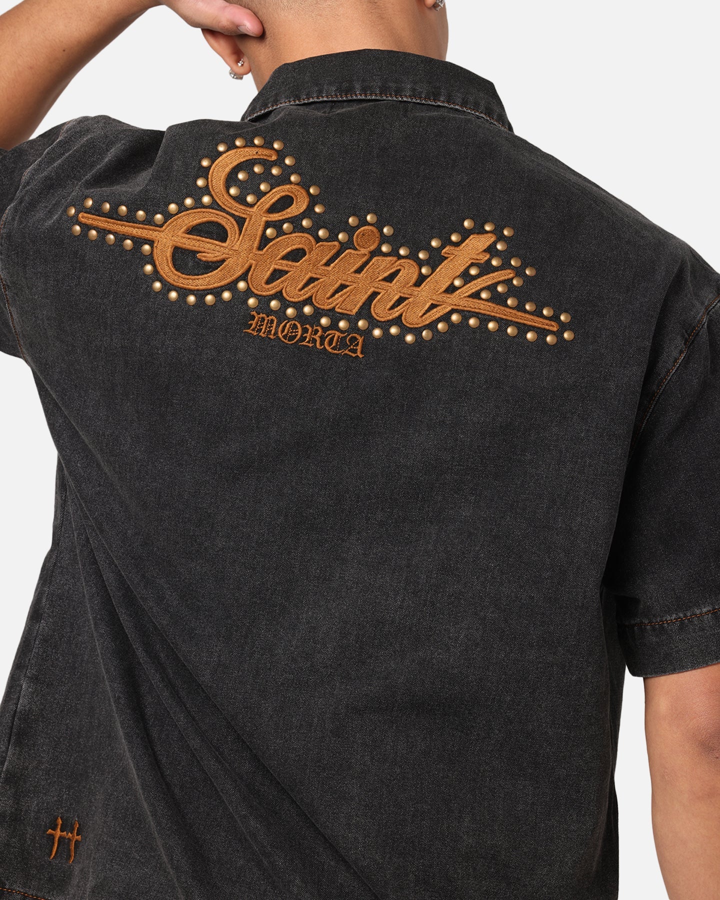Saint Morta Rodeo Drive Button Up Shirt Black