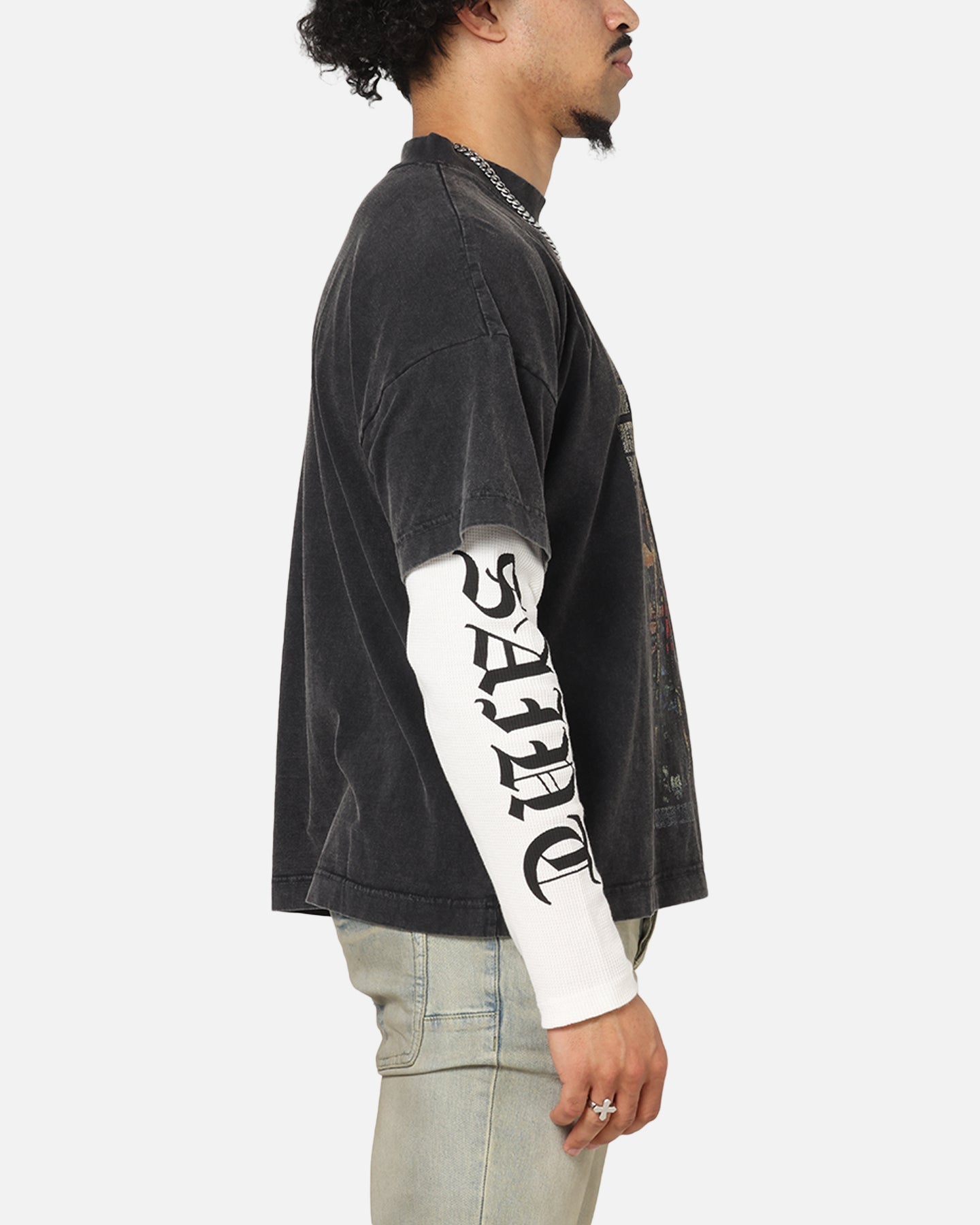 Saint Morta Kingdomcome Long Sleeve T-Shirt Vintage Black