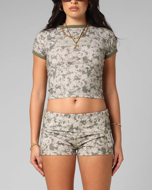 Loiter Women's Checkpoint Baby T-Shirt Digi Camo