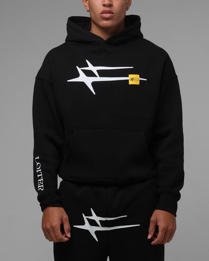 Loiter Hybrid Premium Hoodie Black