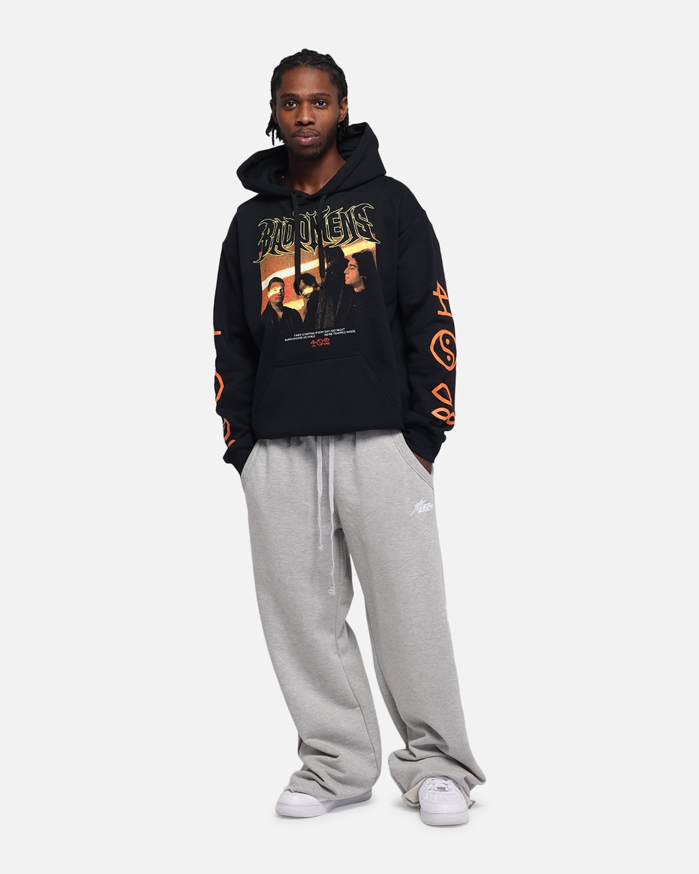 Bad Omens Fire Starting Hoodie Pepper
