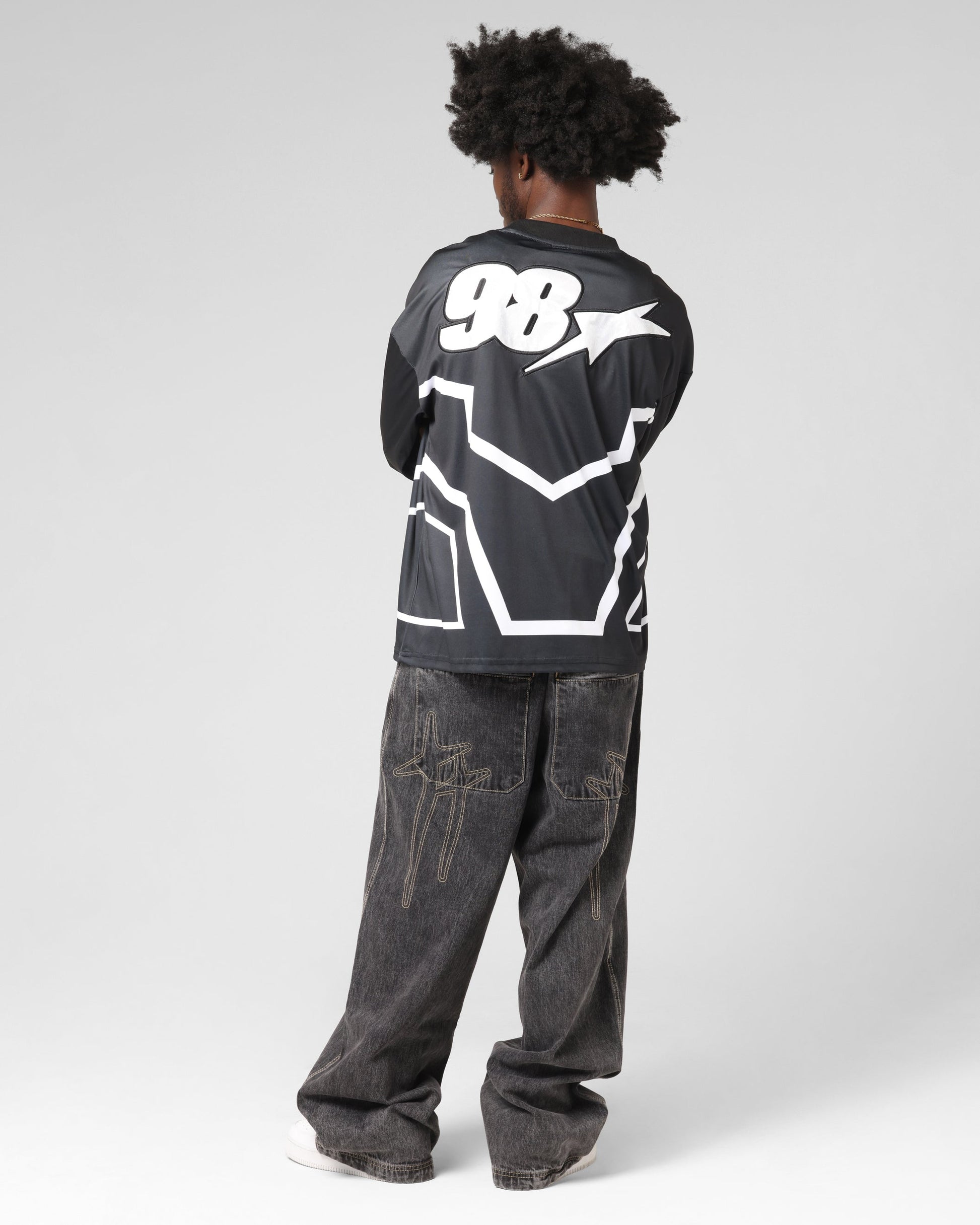 Loiter Thrill Racing Long Sleeve T-Shirt Black