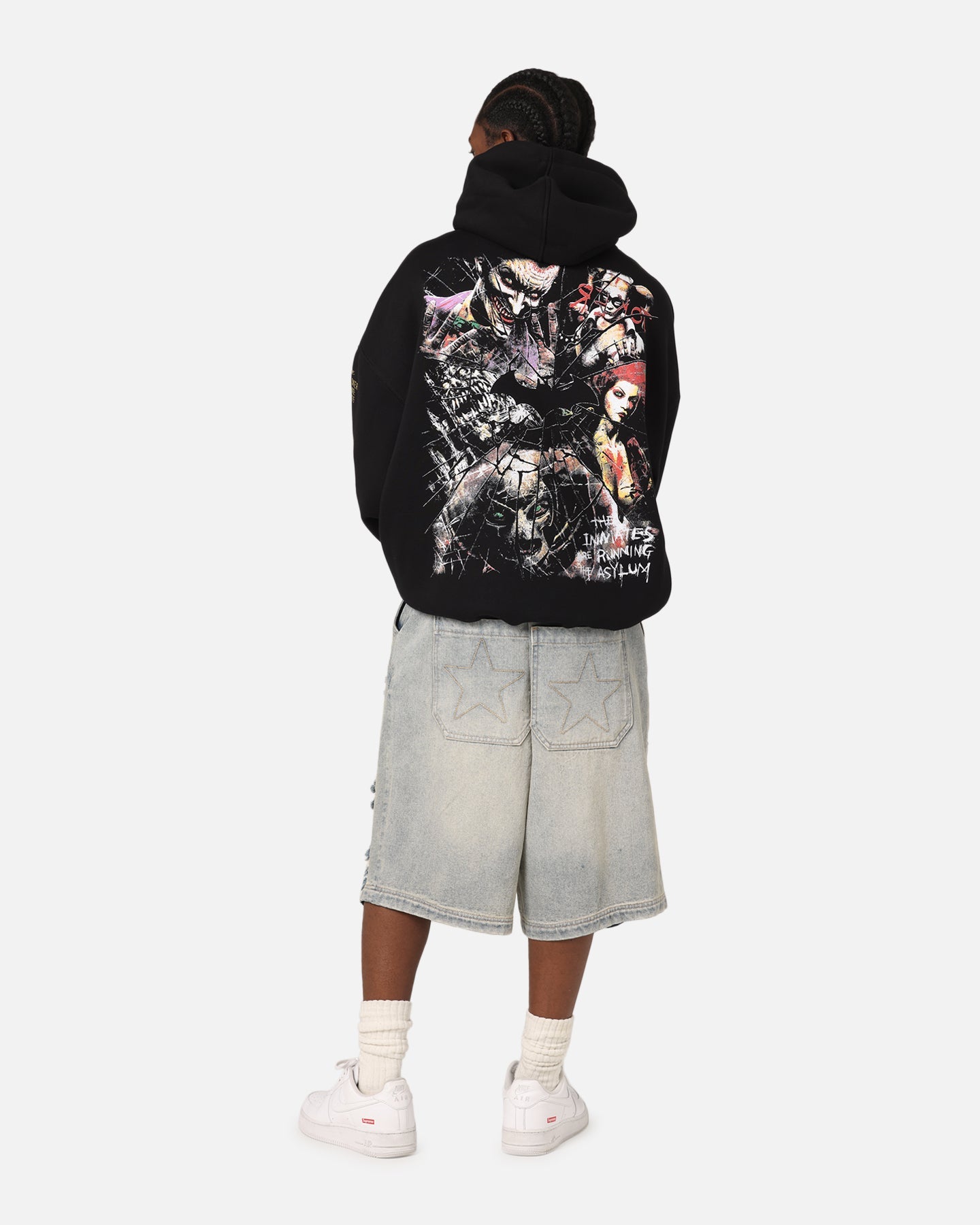 73Studio X DC Batman Arkham Asylum Premium Hoodie Black