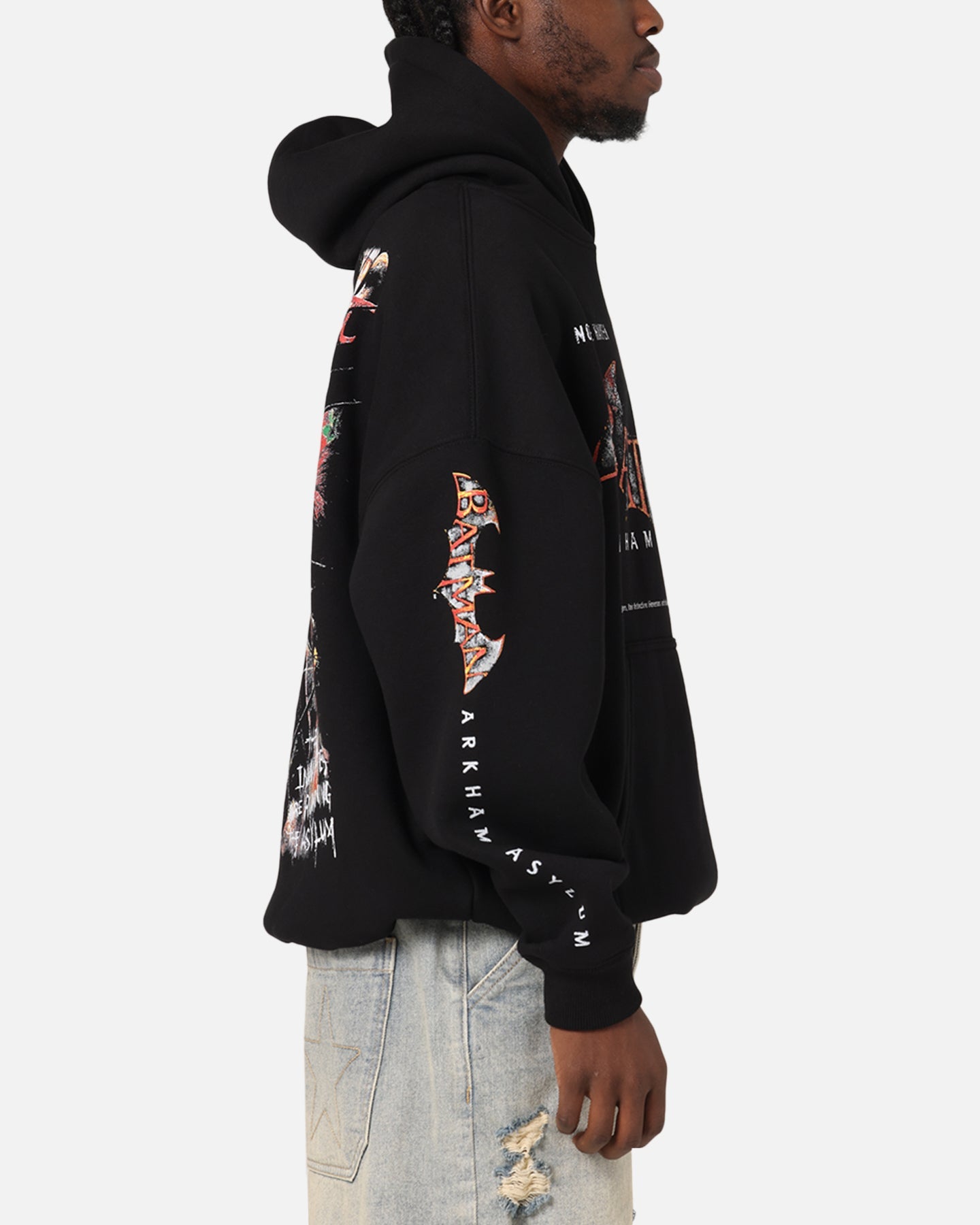 73Studio X DC Batman Arkham Asylum Premium Hoodie Black