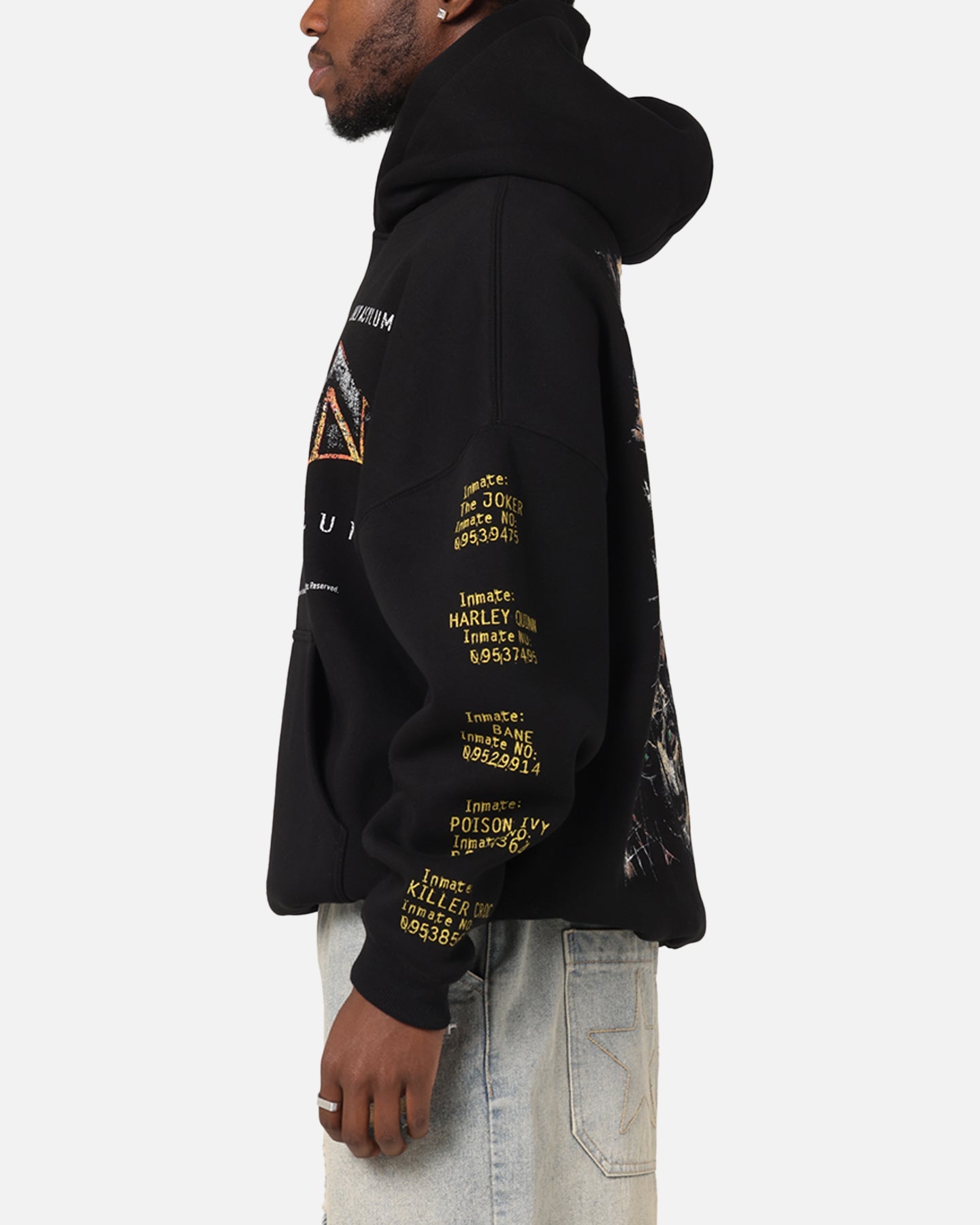 73Studio X DC Batman Arkham Asylum Premium Hoodie Black