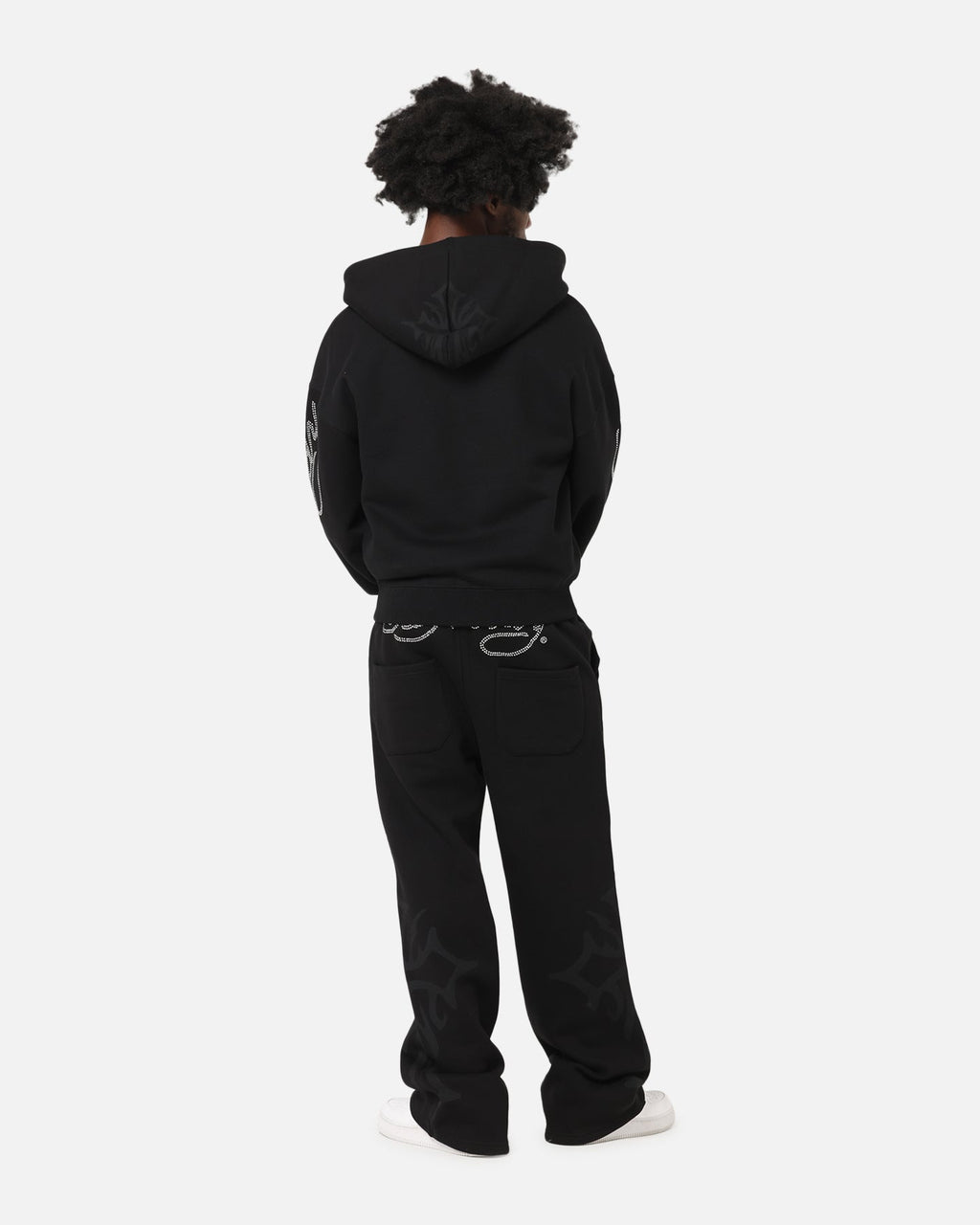 Ed Hardy Trinity Zip Hoodie Black