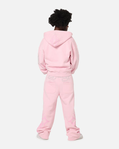 Ed Hardy Trinity Zip Hoodie Pink