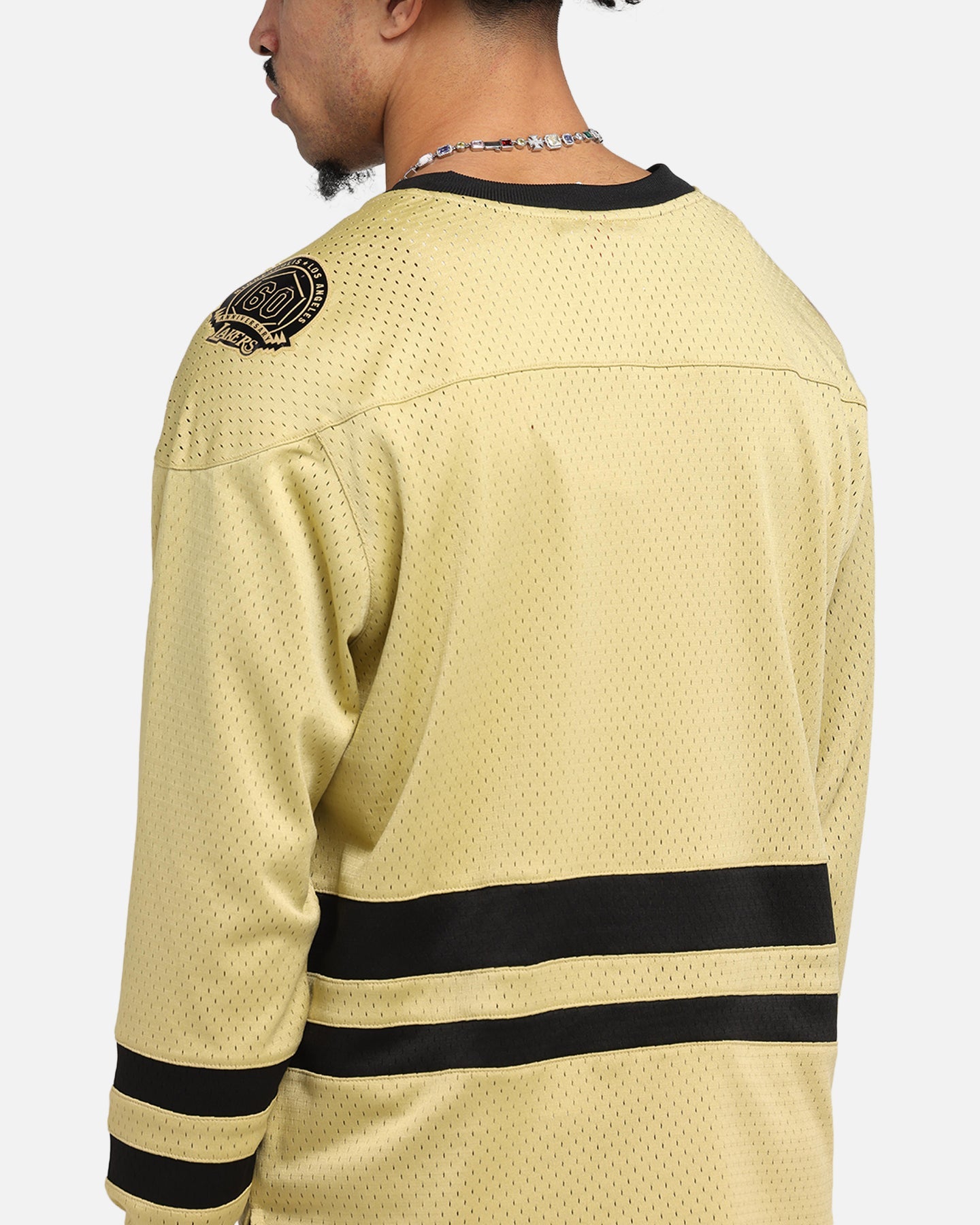 Mitchell & Ness Los Angeles Lakers Chrome Jersey Khaki