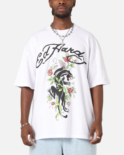 Ed Hardy Savage Bloom T-Shirt White