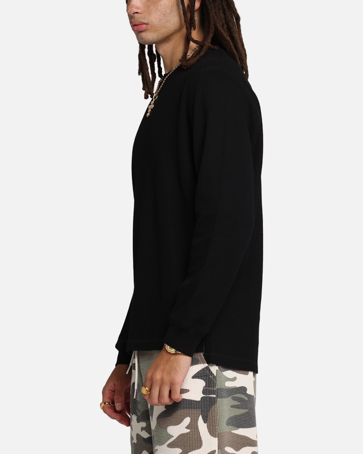 XXIII Thermal Long Sleeve T-Shirt Black