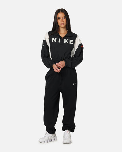 Nike Women's Sportswear Classic Woven Lightweight 1/4-Zip Jacket Black/Black/Sail