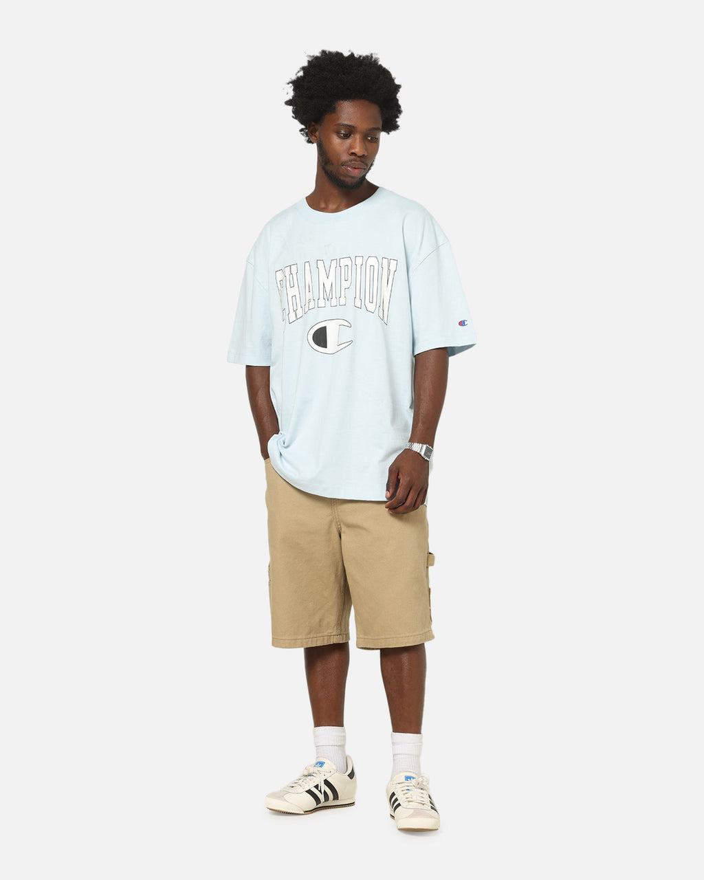 Champion CH Crew Athletic T-Shirt Blue