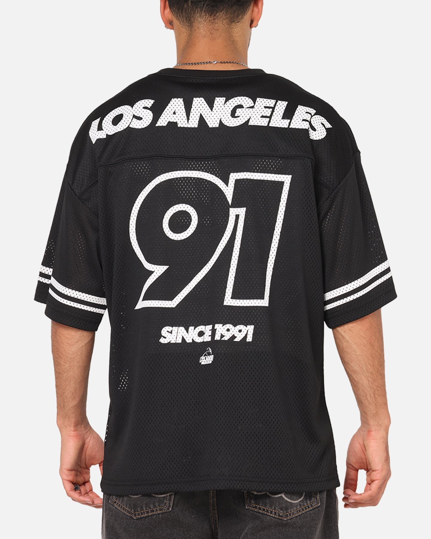 X-Large Italic Game Shirt Black