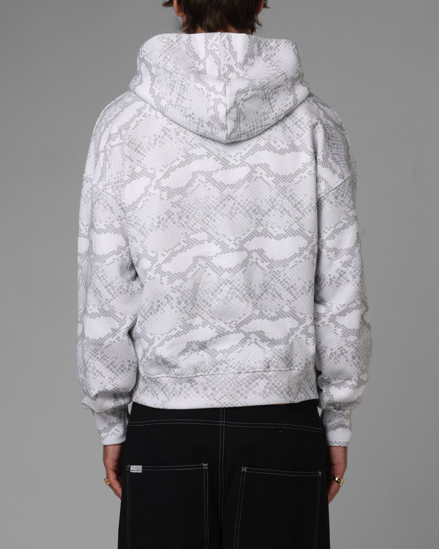 Loiter Slither Zip Hoodie Grey