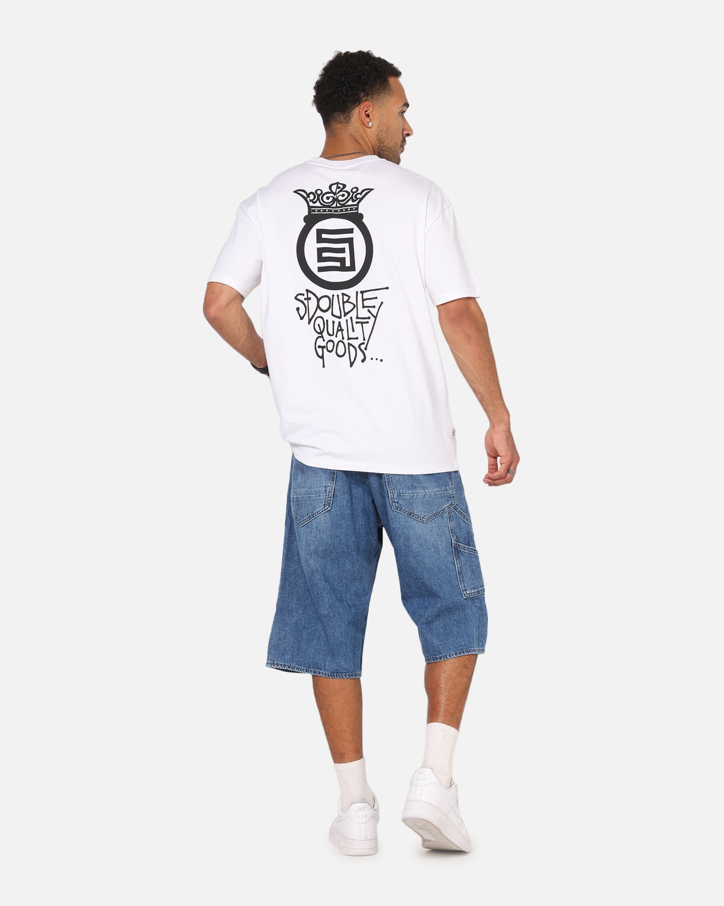 S Double Crown Dot T-Shirt White