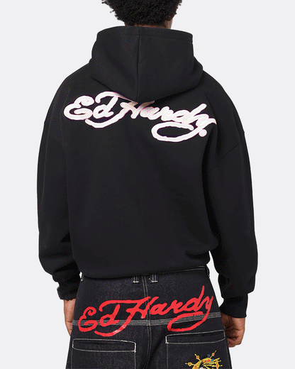 Ed Hardy UV Active Zip Hoodie Black/Multi