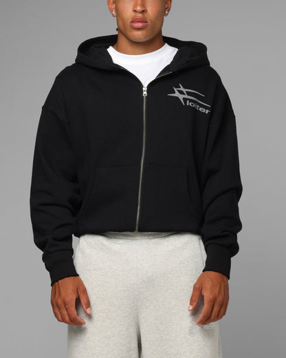 Loiter Hybrid Premium Hoodie Black