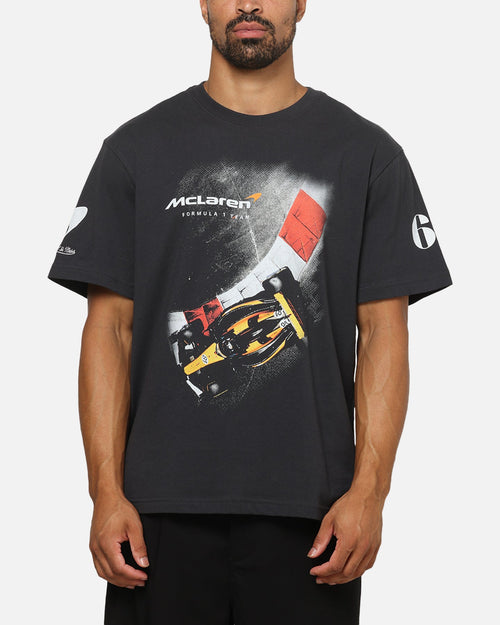 Mitchell & Ness X Mclaren F1 Team Birdseye Apex T-Shirt Washed Black