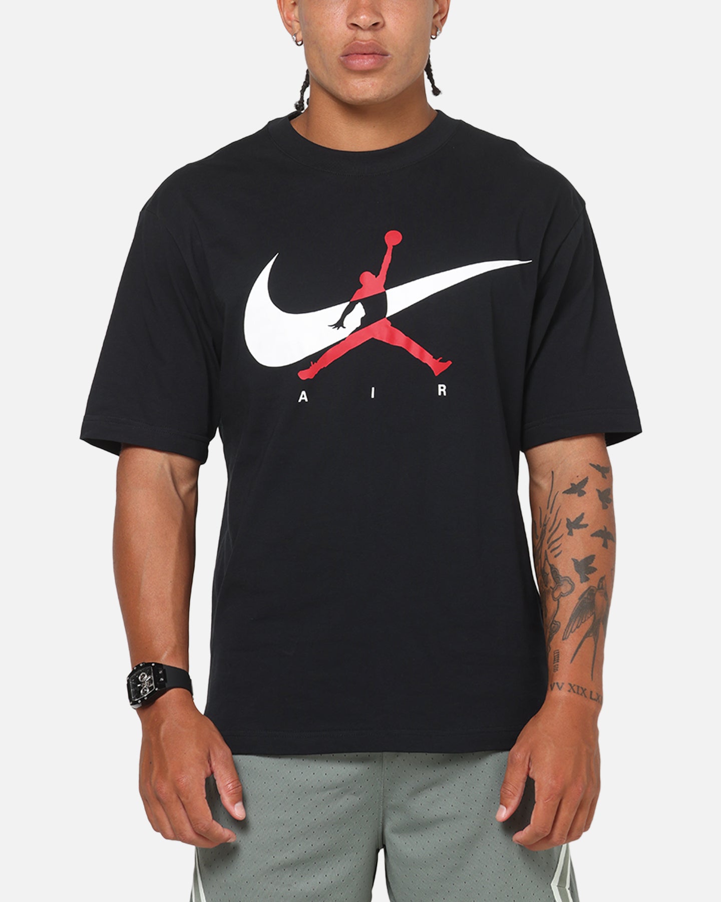 Jordan Brooklyn Jumpman Graphic T-Shirt Black/White