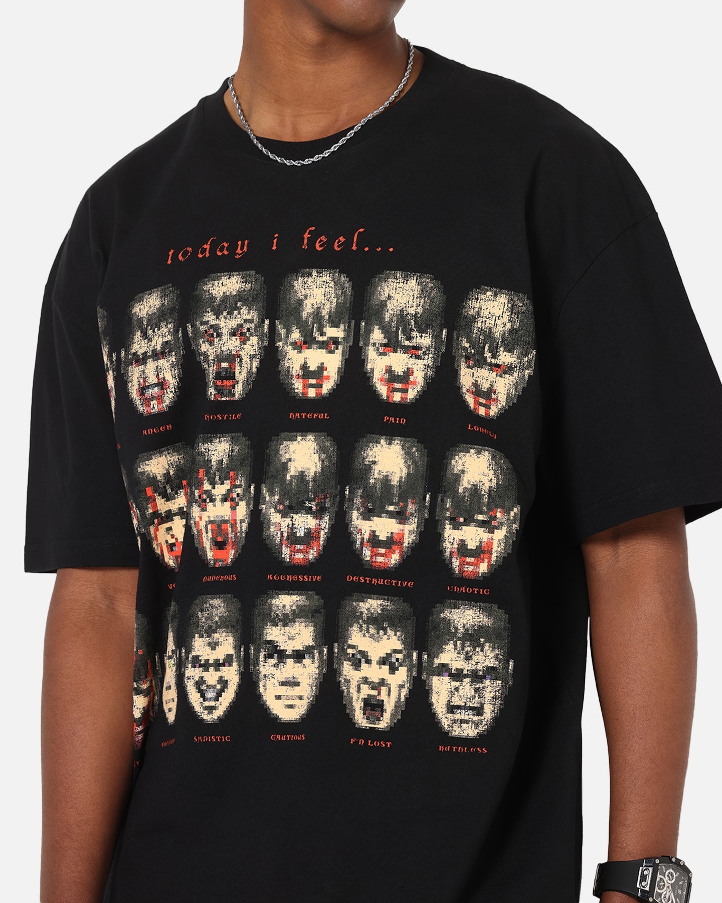 73Studio X Doom Today I Feel Heavyweight T-Shirt Black