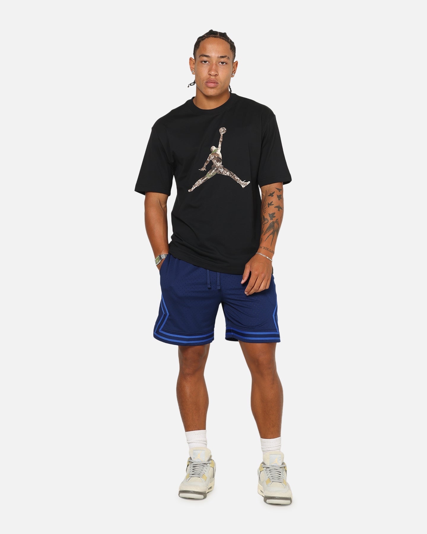 Jordan Brooklyn Realtree Jumpman T-Shirt Black/Sail