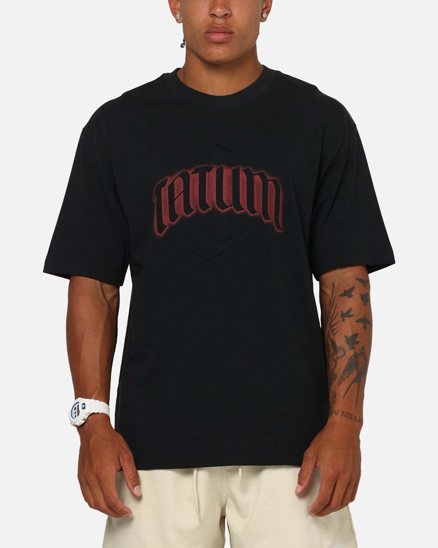 Jordan Jumpman Graphic Jayson Tatum T-Shirt Black/University Red