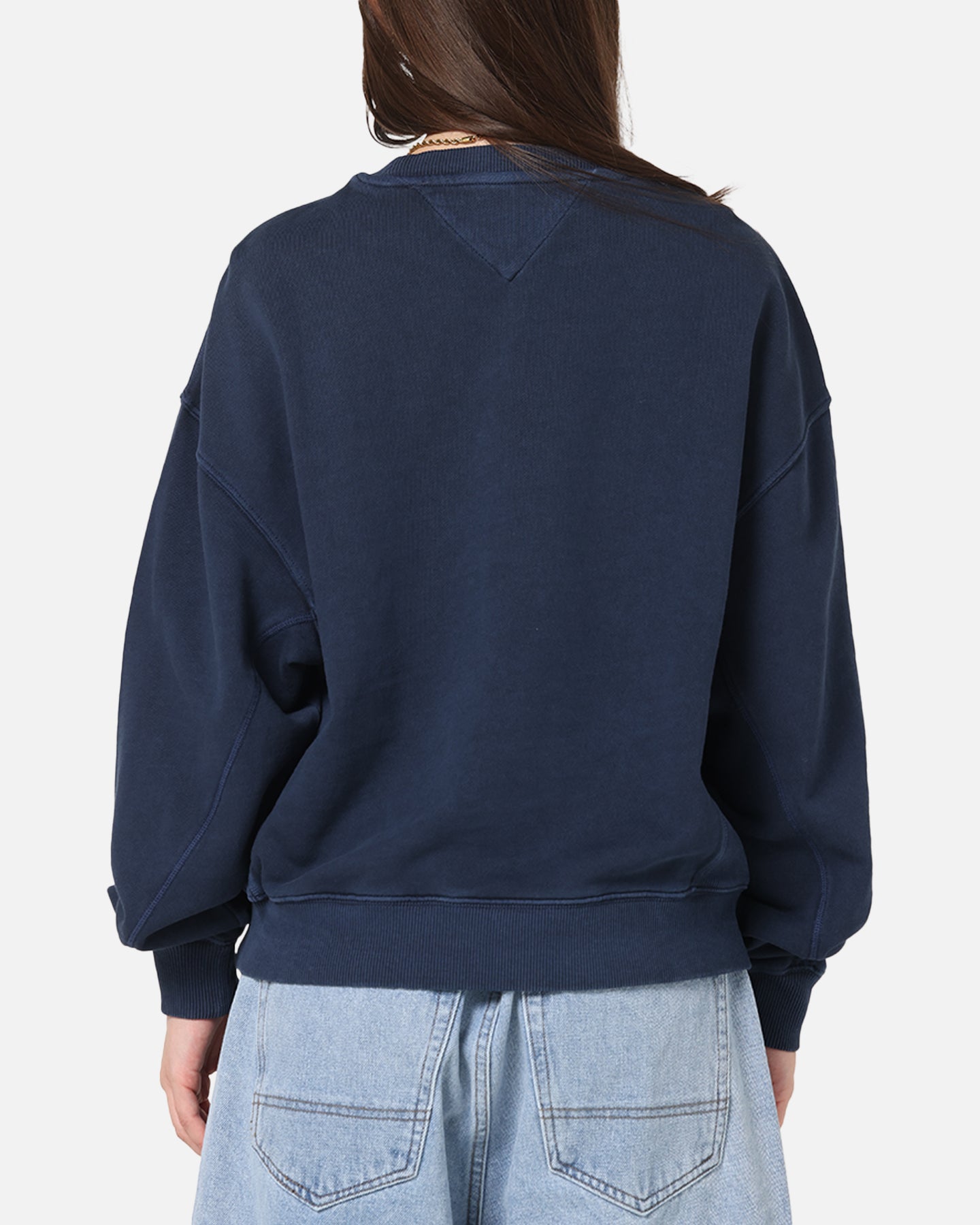 Tommy Jeans Women's TJW Varsity Crewneck Dark Night Navy
