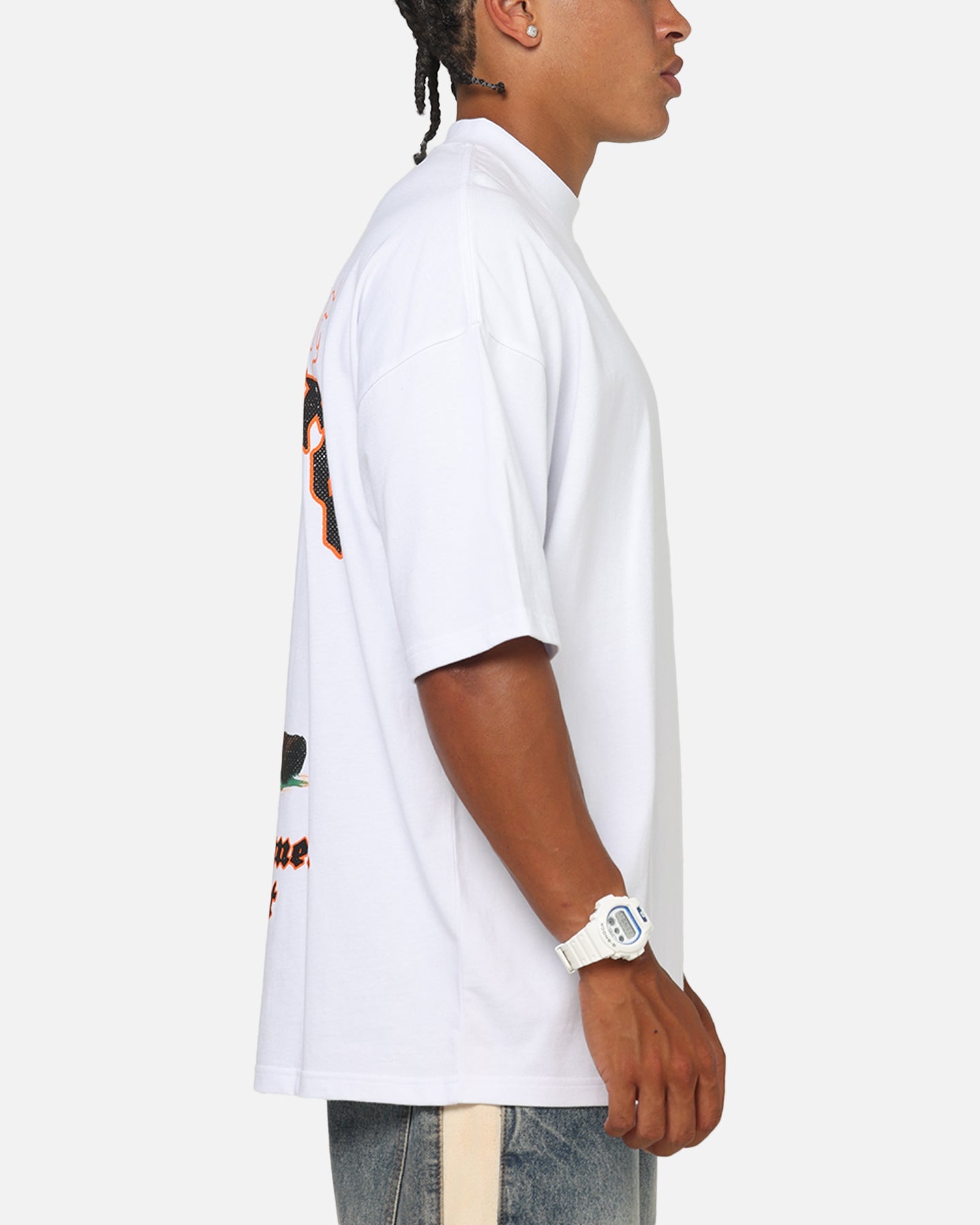 Saint Morta Palm Fire T-Shirt White