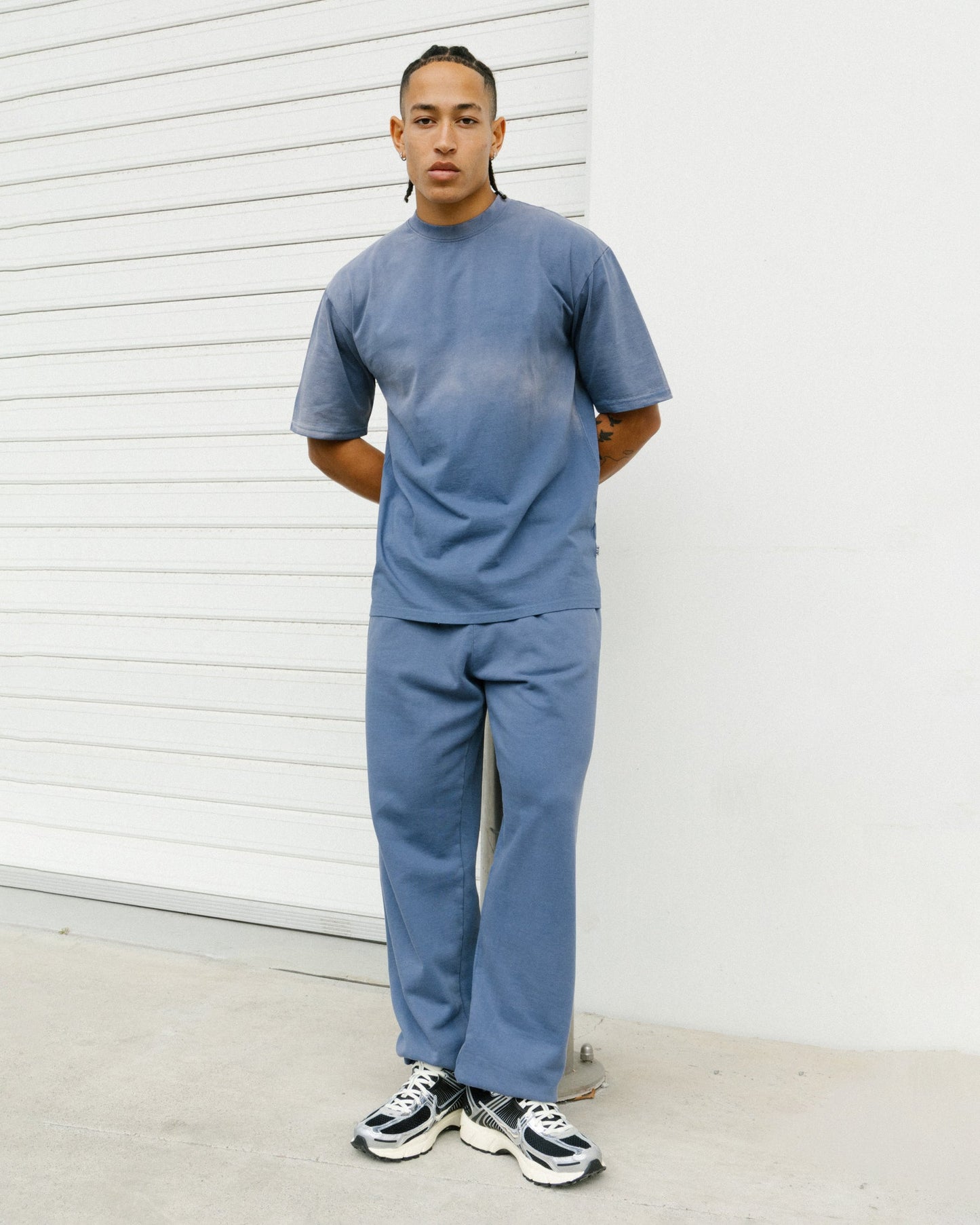 American Thrift Short Sleeve T-Shirt Washed Blue