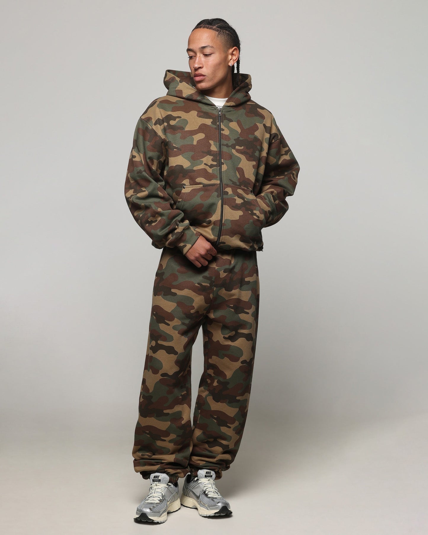 American Thrift Zip Hoodie Camo