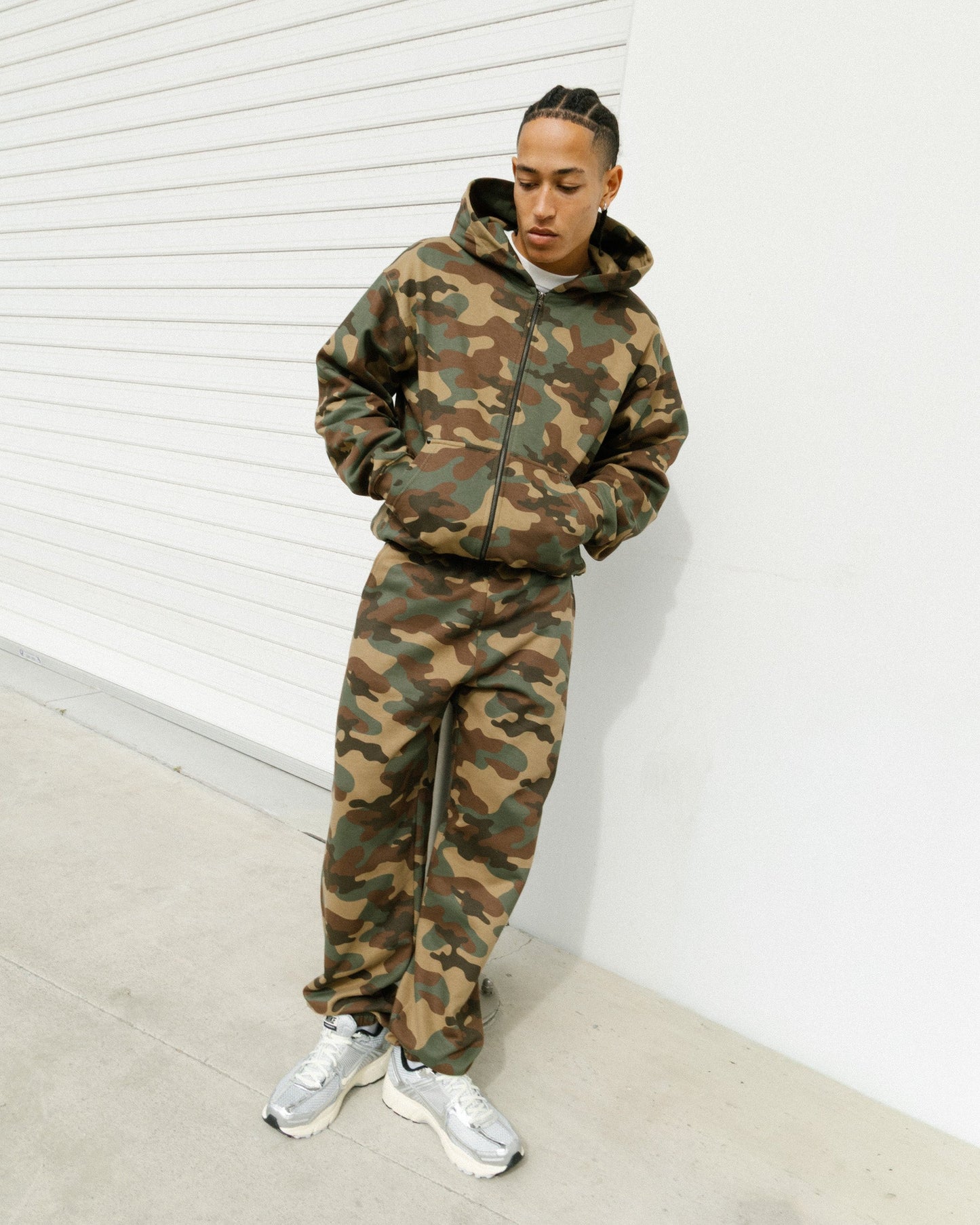 American Thrift Zip Hoodie Camo