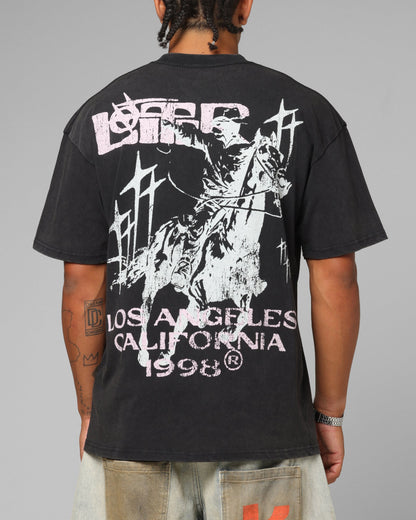 Loiter Dustborn T-Shirt Black Acidwash