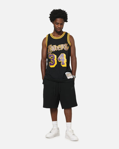 Mitchell & Ness Los Angeles Lakers Shaquille O'Neal Gothic Swing Jersey Black