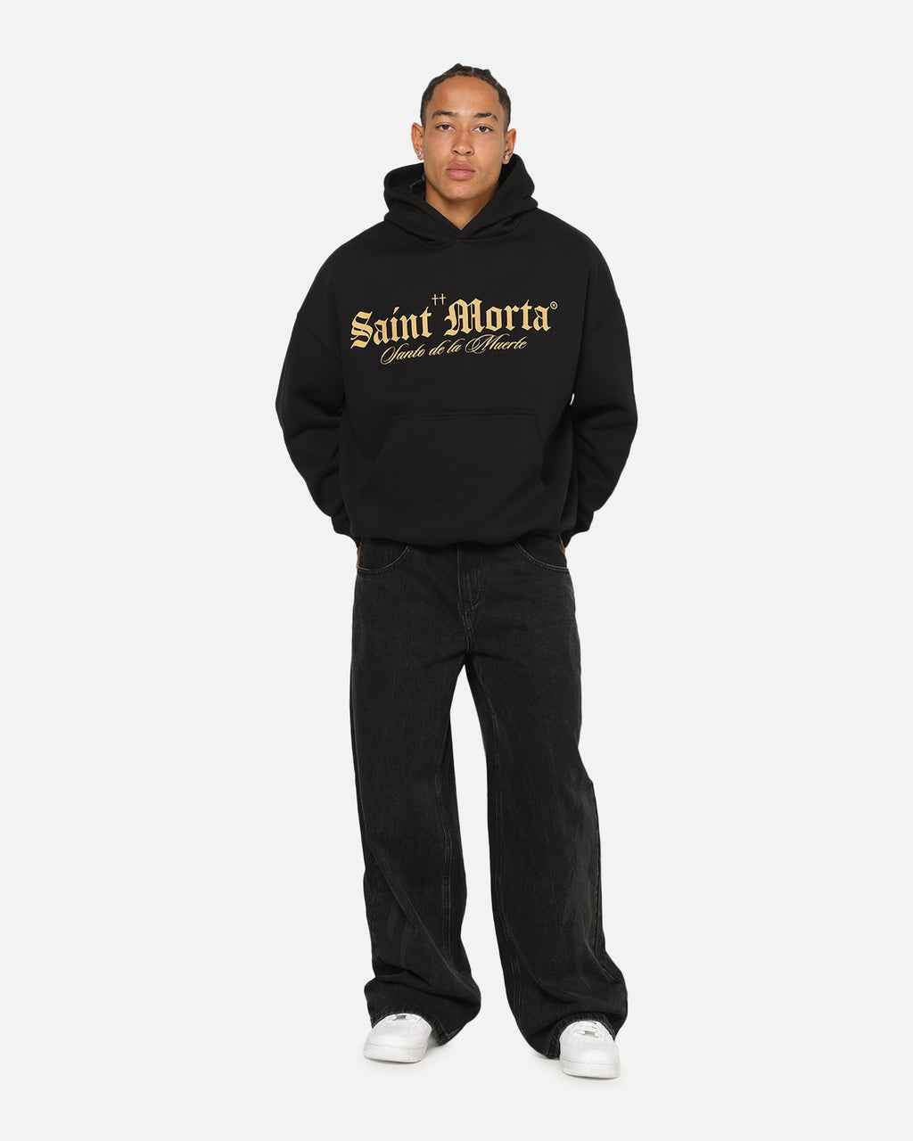 Saint Morta Muerte Hoodie Black