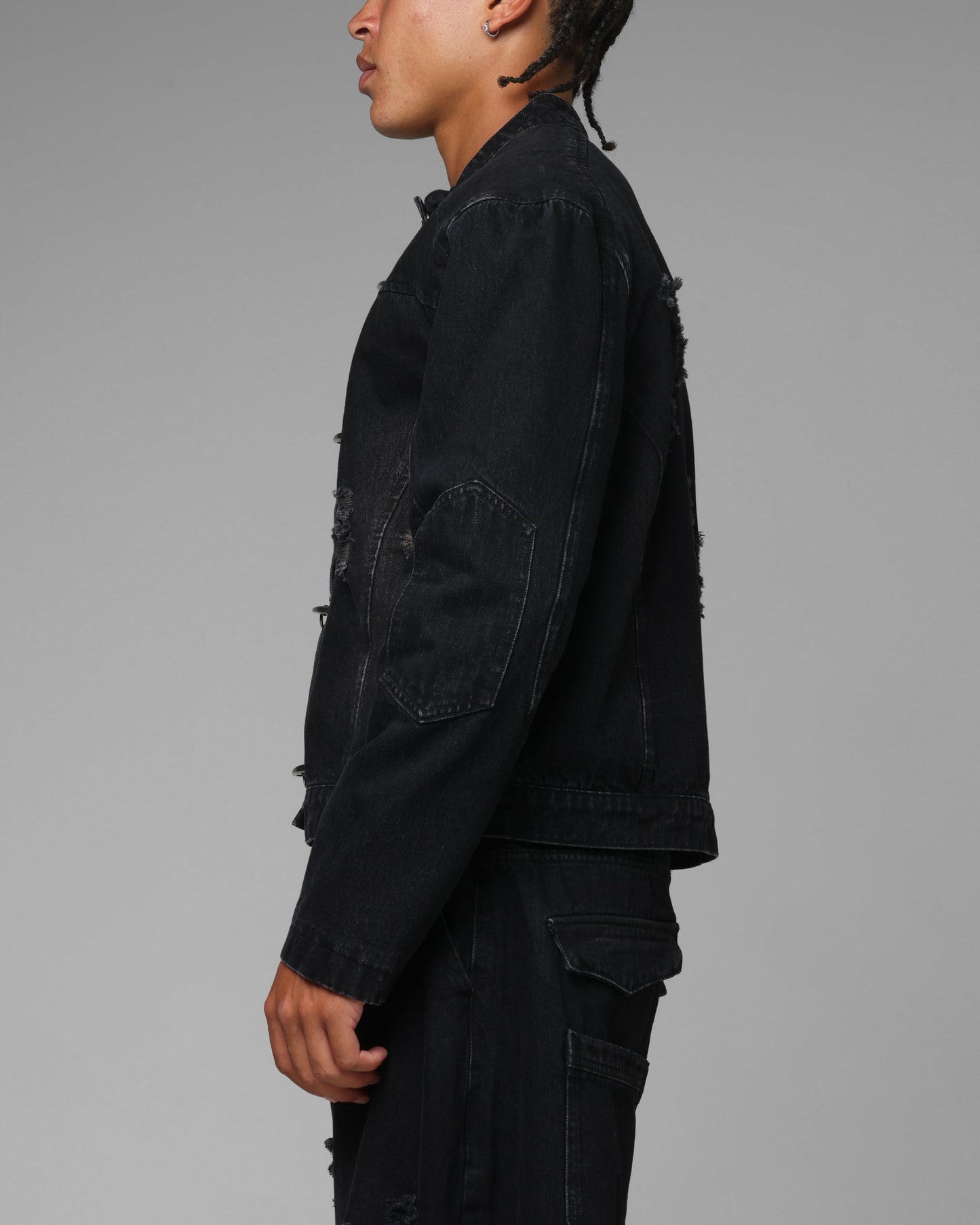Loiter Thrasher Jacket Washed Black