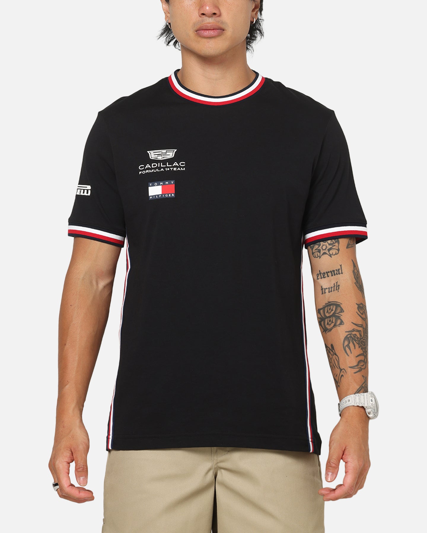 Tommy Hilfiger X Cadillac Formula 1 Team Set Up T-Shirt Black