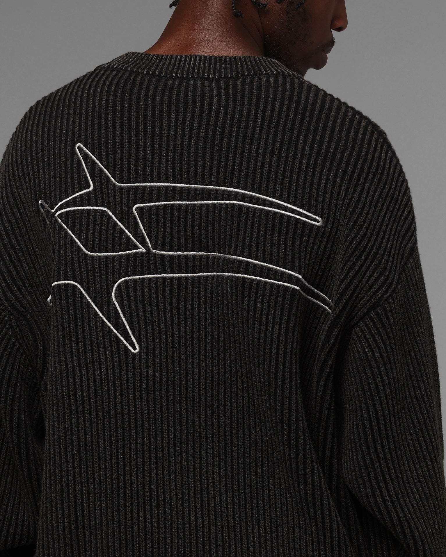 Loiter Star Born Knit Sweater Black