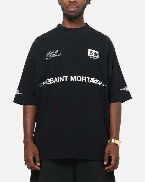 Saint Morta Speed Racing Boxy T-Shirt Black