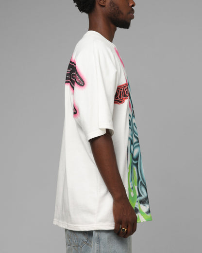 Loiter Airbrush Boxy T-Shirt White