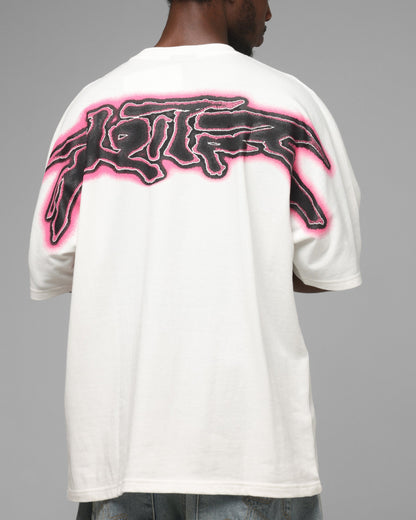 Loiter Airbrush Boxy T-Shirt White