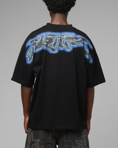 Loiter Airbrush Panther T-Shirt Black