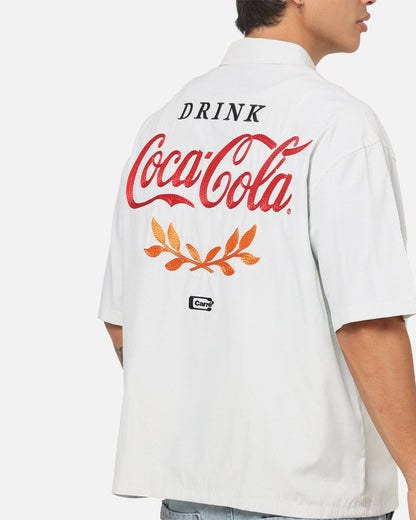 Carre Carré X Coca Cola Road Pilot Button Up Shirt Green