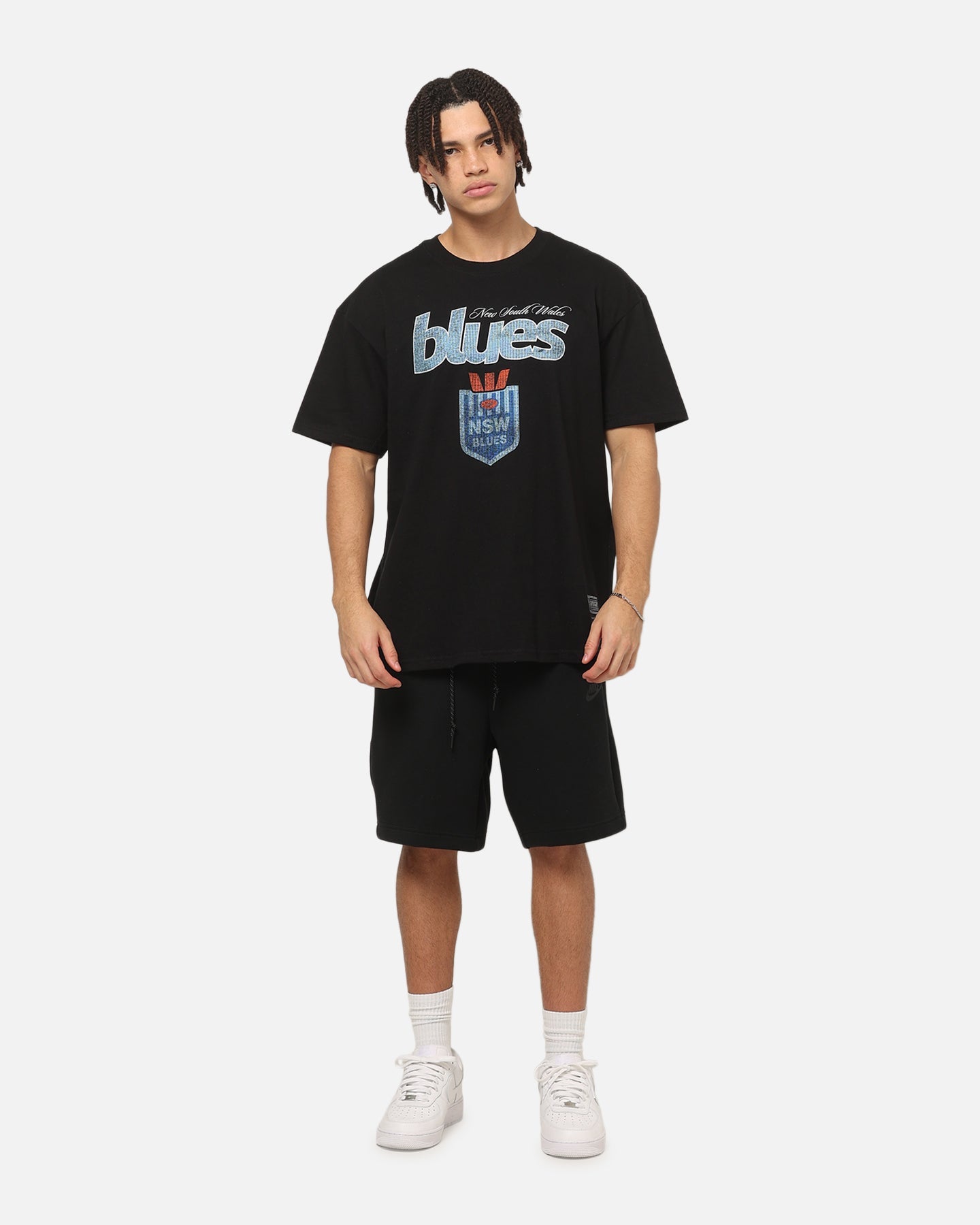 Mitchell & Ness New South Wales Blues 17 X Series Vintage T-Shirt Black