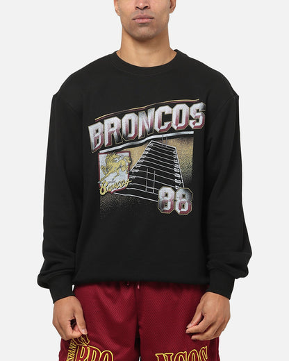Bleacher Athletic Brisbane Broncos NRL 1908 Adult Crewneck Black