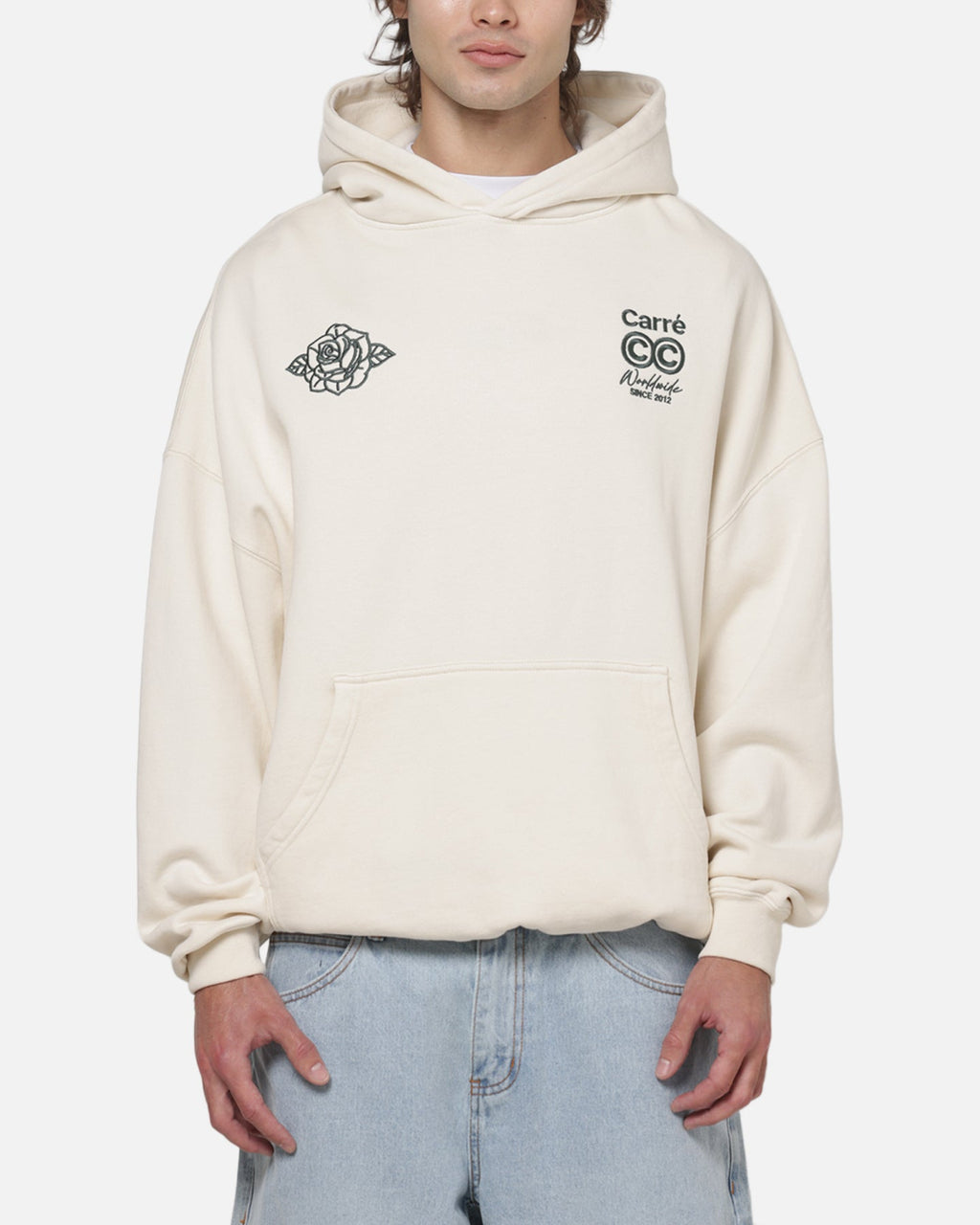 Carre CC 2.0 Hoodie Ecru