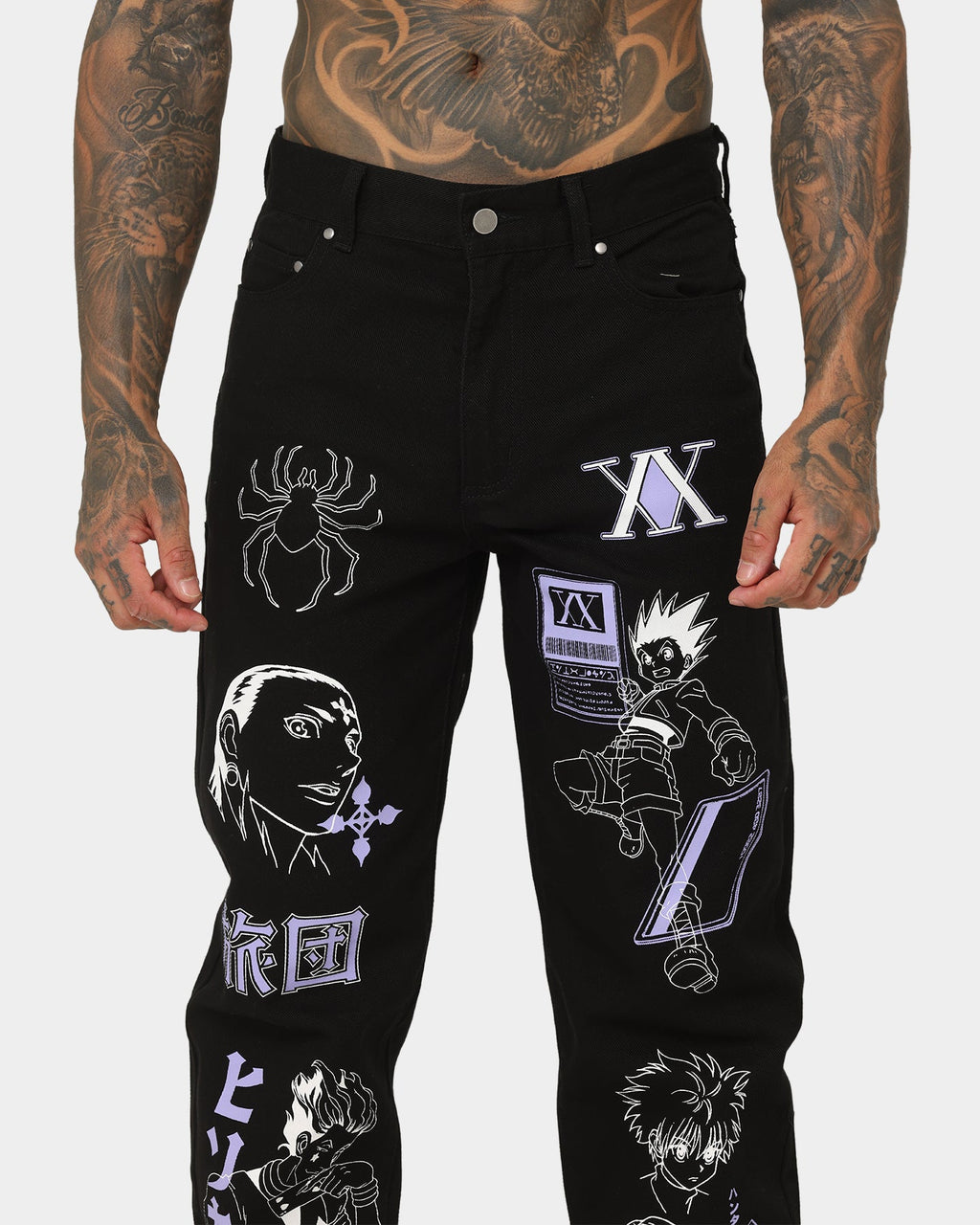 Goat Crew X Hunter X Hunter Jeans Vintage Black